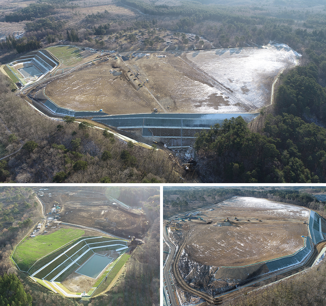 ツバキソーラー岩手県洋野町太陽光発電所 １工区土木工事